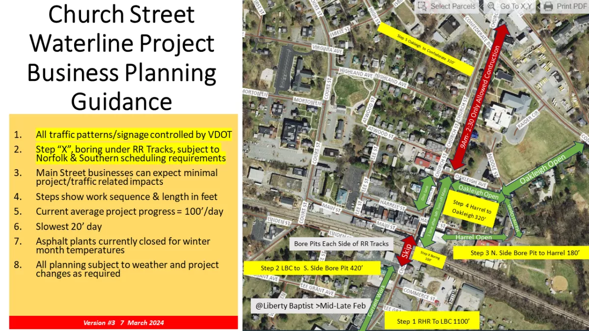 Update # 3 of Construction along Church Street